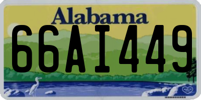 AL license plate 66AI449