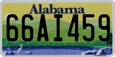 AL license plate 66AI459