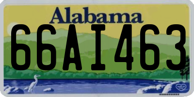 AL license plate 66AI463