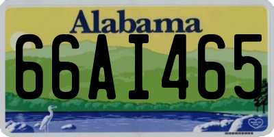 AL license plate 66AI465