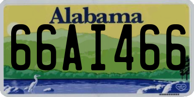 AL license plate 66AI466