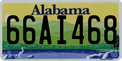 AL license plate 66AI468