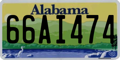 AL license plate 66AI474