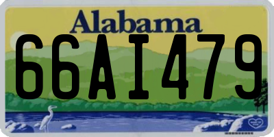 AL license plate 66AI479