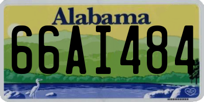 AL license plate 66AI484