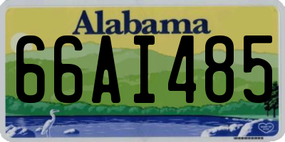 AL license plate 66AI485