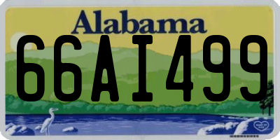 AL license plate 66AI499