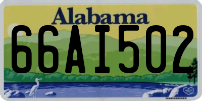 AL license plate 66AI502