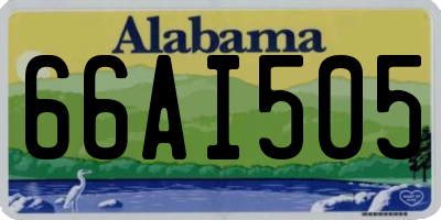 AL license plate 66AI505