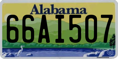 AL license plate 66AI507