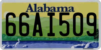 AL license plate 66AI509