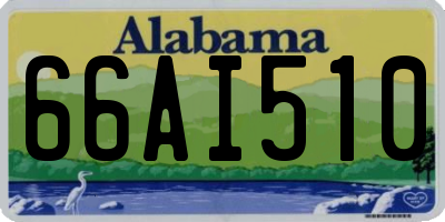 AL license plate 66AI510