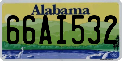 AL license plate 66AI532