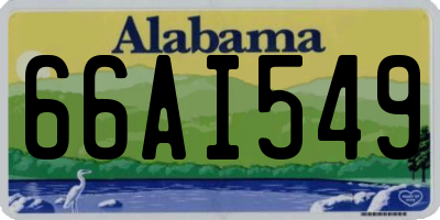 AL license plate 66AI549