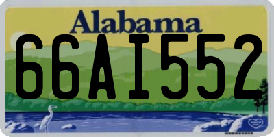 AL license plate 66AI552