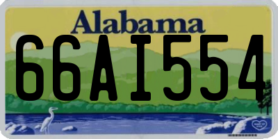 AL license plate 66AI554
