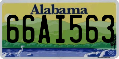 AL license plate 66AI563