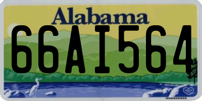 AL license plate 66AI564