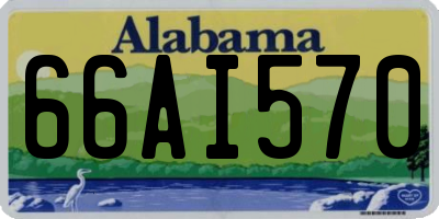 AL license plate 66AI570