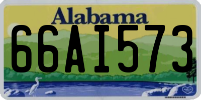 AL license plate 66AI573
