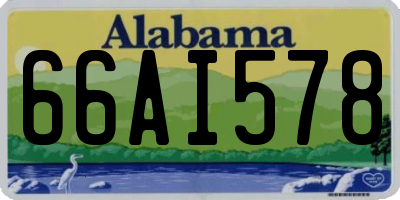 AL license plate 66AI578