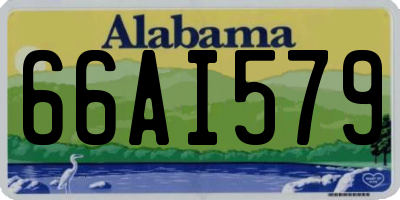 AL license plate 66AI579