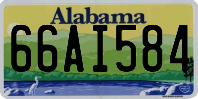 AL license plate 66AI584