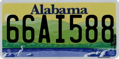 AL license plate 66AI588