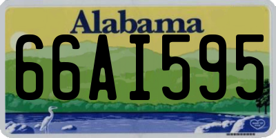 AL license plate 66AI595