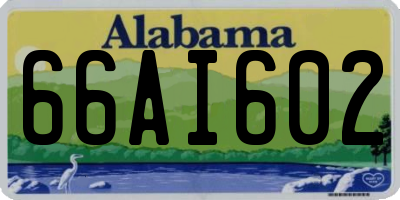 AL license plate 66AI602
