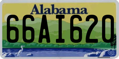 AL license plate 66AI620