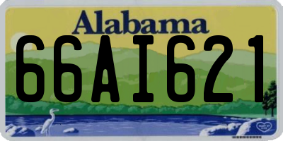 AL license plate 66AI621