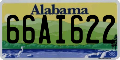 AL license plate 66AI622