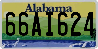 AL license plate 66AI624