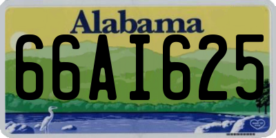 AL license plate 66AI625