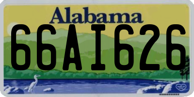 AL license plate 66AI626
