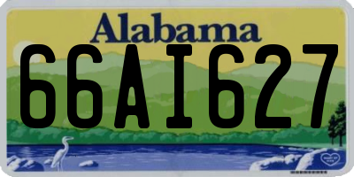AL license plate 66AI627