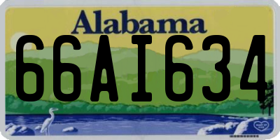AL license plate 66AI634