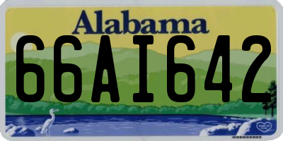 AL license plate 66AI642