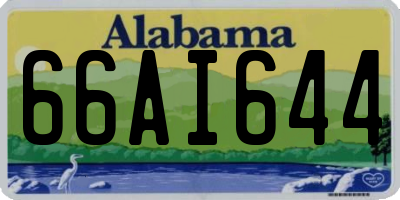 AL license plate 66AI644