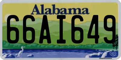 AL license plate 66AI649