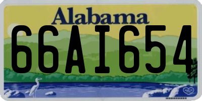 AL license plate 66AI654