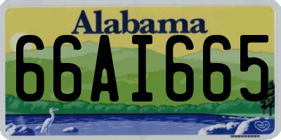 AL license plate 66AI665