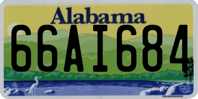 AL license plate 66AI684