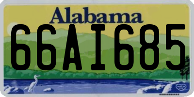 AL license plate 66AI685