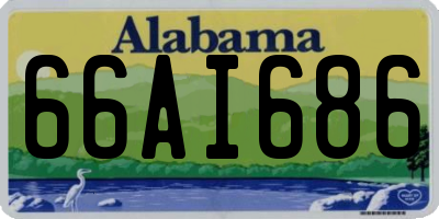 AL license plate 66AI686