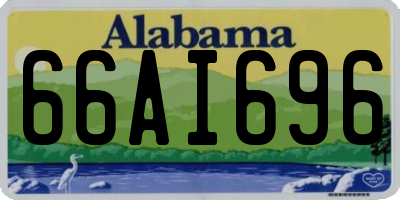 AL license plate 66AI696