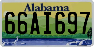 AL license plate 66AI697