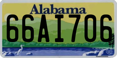AL license plate 66AI706
