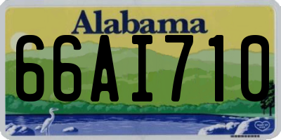 AL license plate 66AI710